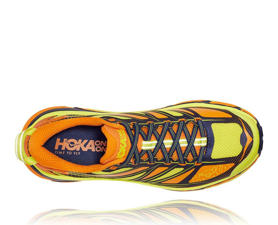 Hoka Australia One One Mafate Speed 2 - Mens Trail Shoes Light Gold/Rose - BMICQ-1357